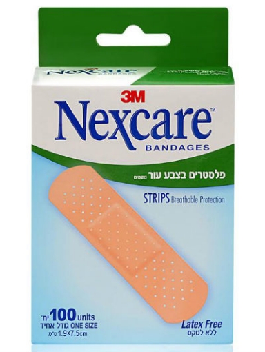 נקסקר פלסטרים בצבע עור 100 יחידות