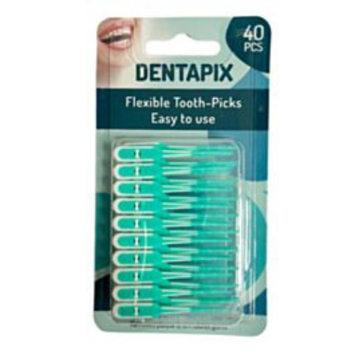 תמונה של דנטפיקס קיסמי שיניים גמישים 40 יחידות במארז / DENTAPIX
